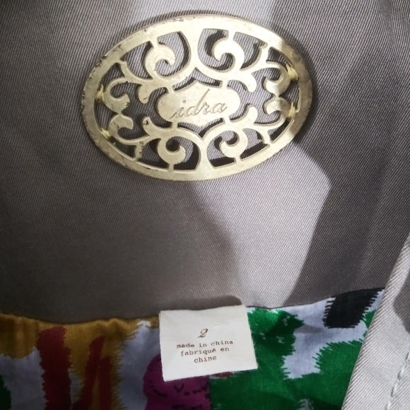 idra (anthropologie) Clinton trench w/ruffles - Picture 7 of 8